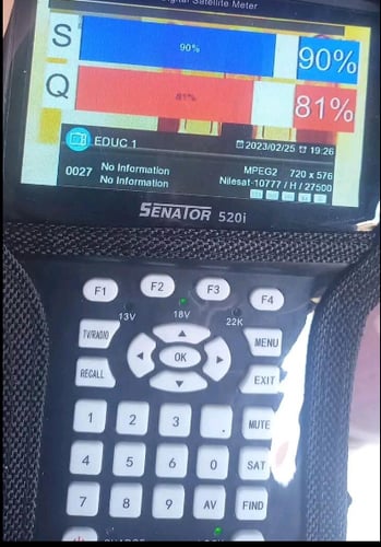 جهاز سات فايندر سيناتور يدعم الكاميرات SENATOR 520...