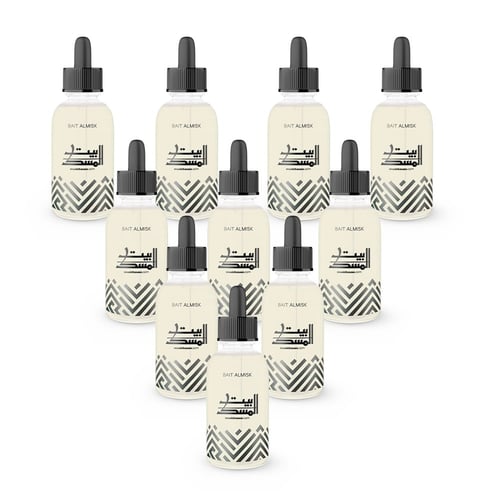 10 توزيعات أدهان مختلفة في غلاف انيق فاخر ذهبي