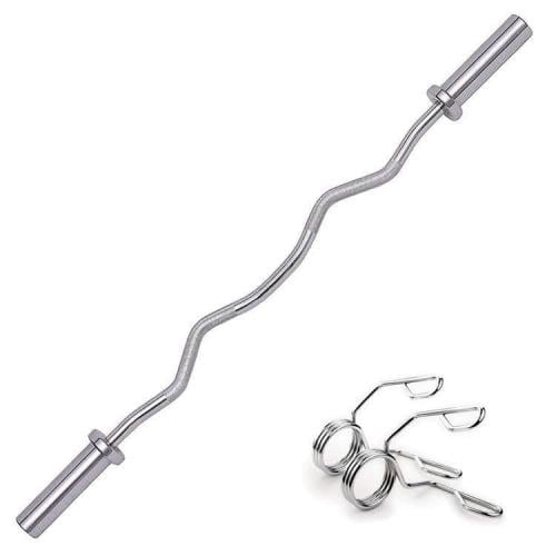 بار اوزان متعرج اولمبي 120 سم وزن 5كغ