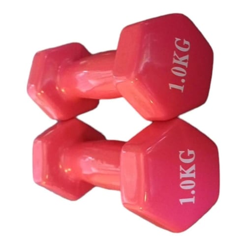 دمبل اثقال ملبس 1 كيلو