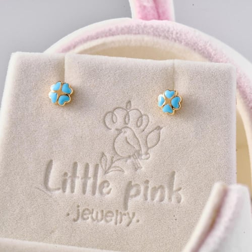 أقراط زهرة الفيروز