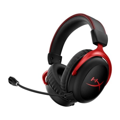 سماعة هايبر x لاسلكية أحمر وأسود كلاود Hyper-X Cloud II Red/Black Wireless Gaming Headset