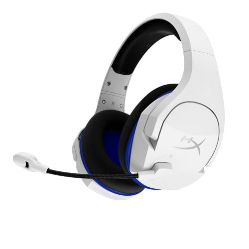 سماعة ألعاب هايبر إكس Cloud Stinger Core لاسلكية — للبلايستيشن PS4/PS5 — أبيض
