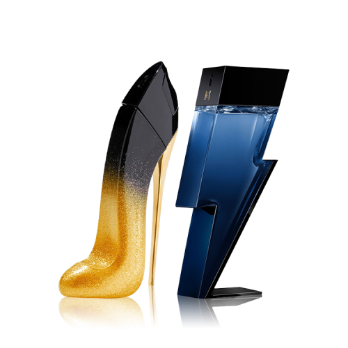 Carolina Herrera Two-way set (Bad Boy Cobalt or Eau de Parfum - 100 ml + Good Girl Night Bloom or Eau de Parfum - 80 ml)