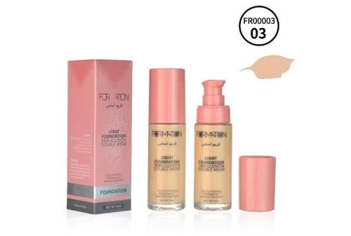 Formulation lightweight foundation cream for skin...