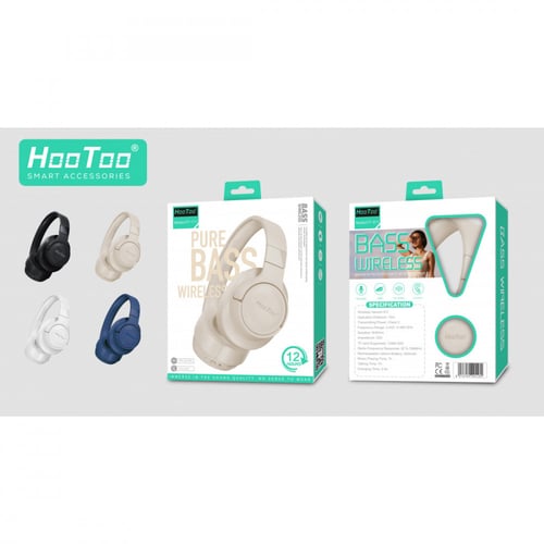 سماعة هوتو HT-711 الاسلكية بتصميم يغطي الأذن بصوت...