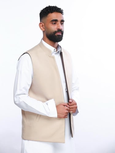 سديري جوخ دبل فيس بيج -بني