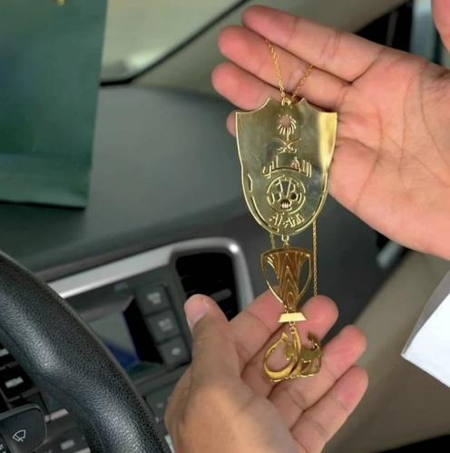 تعليقة شعار النادي الاهلي مع الاسم