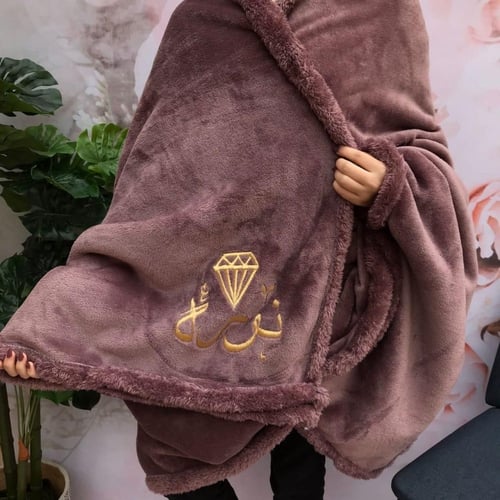 شال شتوي بـ طاقيه