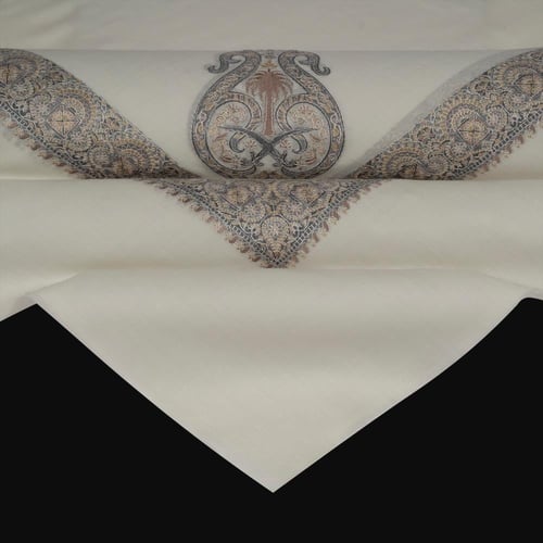 شال باشمينا ملكي فاخرصوف كشميري 100% - بتصميم السي...