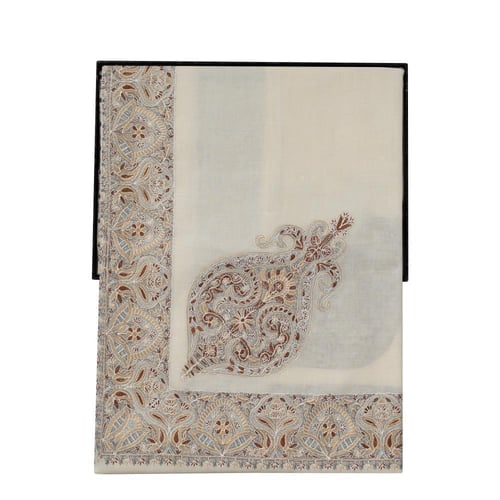 شال كشميري صوف كشمير ٪100 موديل 2026