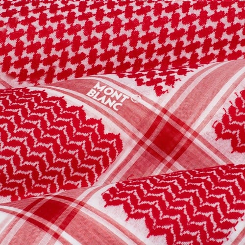شماغ مونت بلانك احمر + شماغ مونت بلانك بيج 2024 ان...