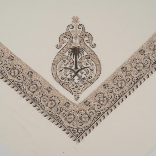 شال باشمينا ملكي فاخرصوف كشميري 100% - بتصميم السي...