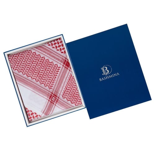 شماغ باشمينا رسمي احمر فاتح اصدار 2026