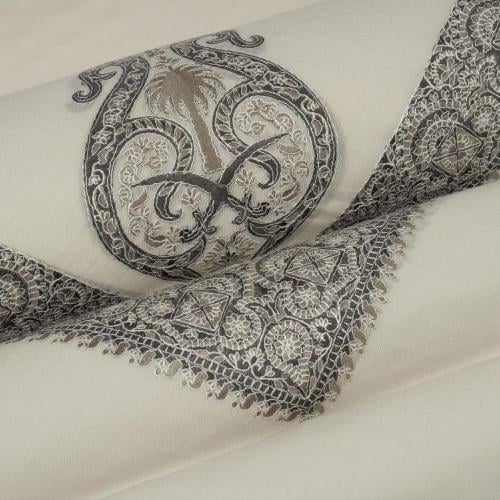 شال باشمينا ملكي فاخرصوف كشميري 100% - بتصميم السي...