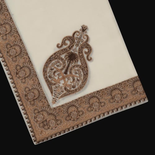 شال باشمينا ملكي فاخرصوف كشميري 100% - بتصميم السي...