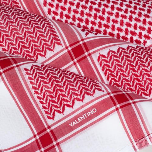 شماغ فالنتينو احمر الرسمي Valentino