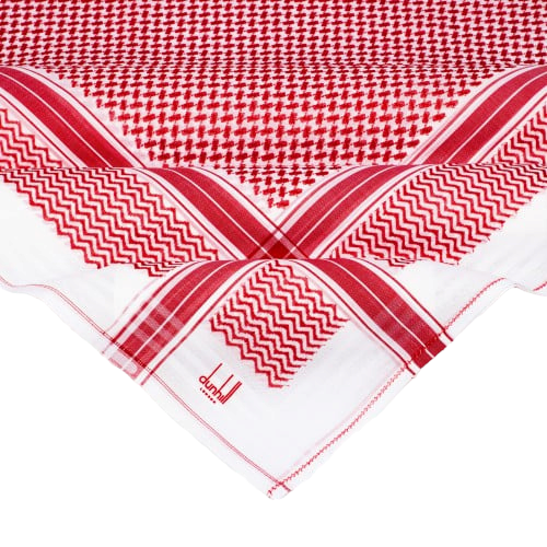 شماغ دنهل أحمر شبابي اخر اصدار صناعة سويسرية