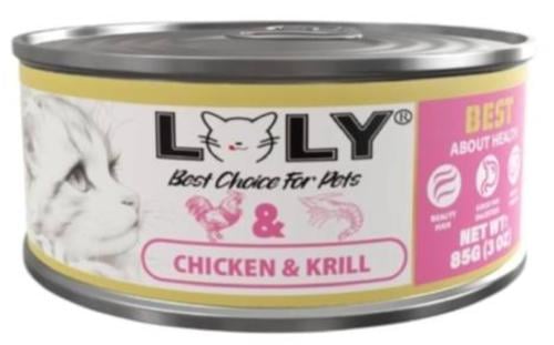 معلبات لولي دجاج و روبيان بالمرق 85g