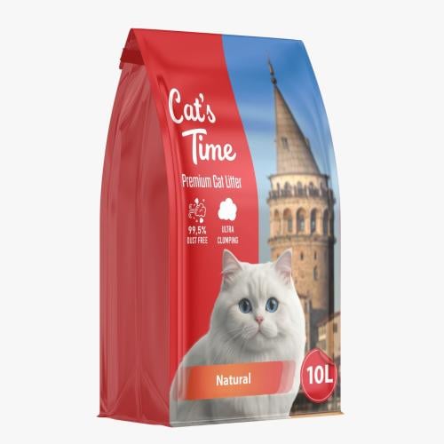 رمل قطط Cats Time 10L بدون رائحة