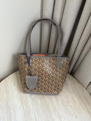 G MINI Tote – gray pink