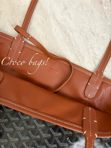 G Tote bag- black tan