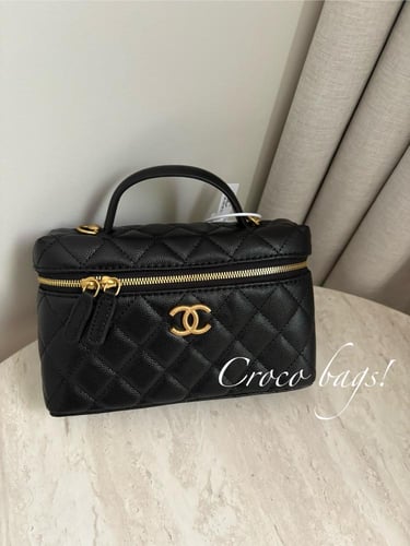 Ch Vanity BAG 20cm – black