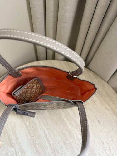 G MINI Tote – gray pink