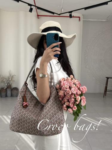 G boheme hobo - grey pink