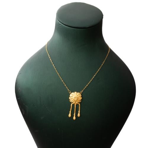 gold necklace