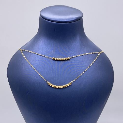 gold necklace