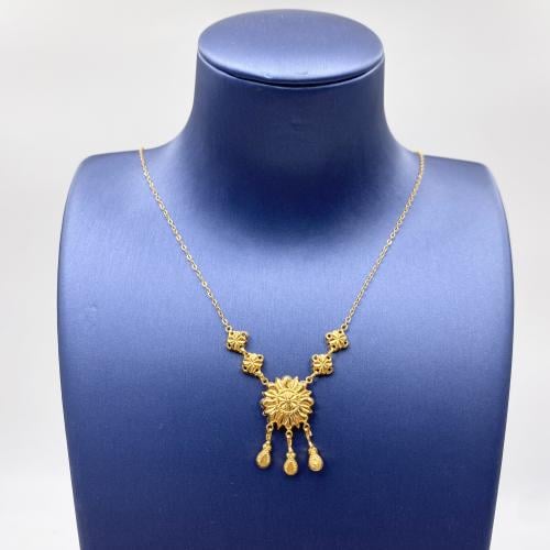 gold necklace