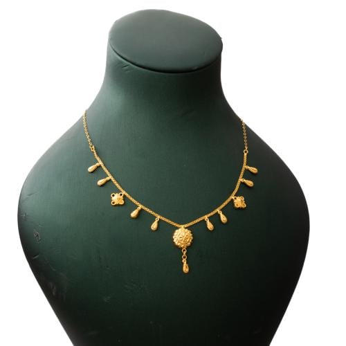 gold necklace