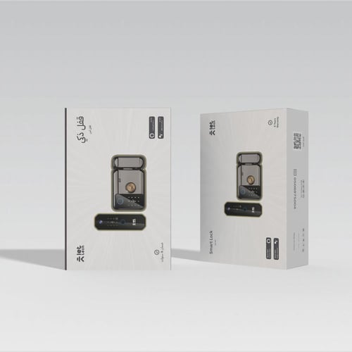 قفل ذكي خارجي بكاميرا مزدوج | ضمان 5 سنوات