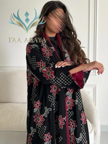 عباية كريب سبيشل تطريز كمبيوتر ، القصة استريت