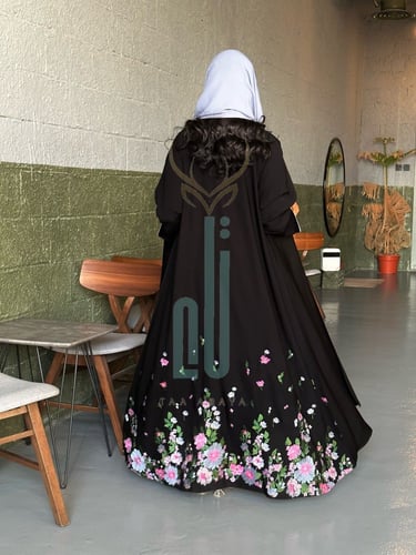 عباية كريب سبيشل تطريز كمبيوتر