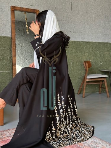 عباية كريب سبيشل تطريز كمبيوتر