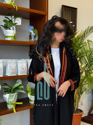 كريب بلقيس تطريز يدوي نص بشت