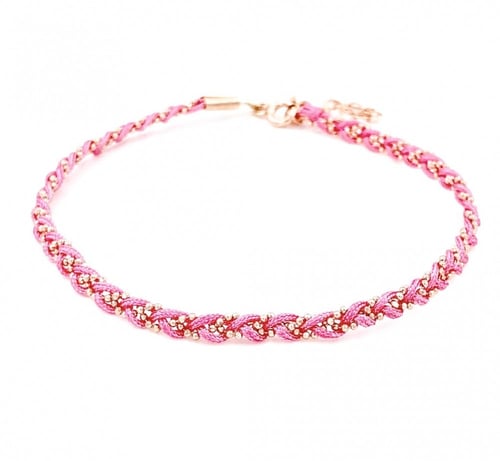 خلخال ضفاير خيط وفضه