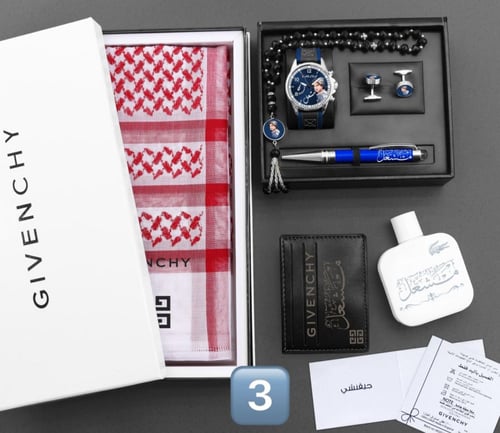 شماغ جفنشي مع طقم ساعه