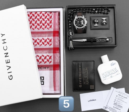 شماغ جفنشي مع طقم ساعه