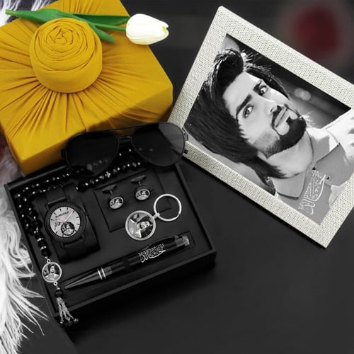 اطقم هدايا ساعات رجالية فخمة بتصميم عصري مع امكاني...