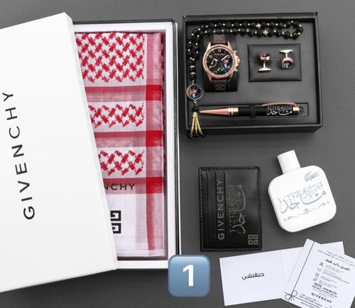 شماغ جفنشي مع طقم ساعه