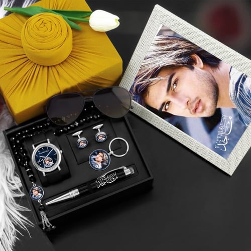 اطقم هدايا ساعات رجالية فخمة بتصميم عصري مع امكاني...