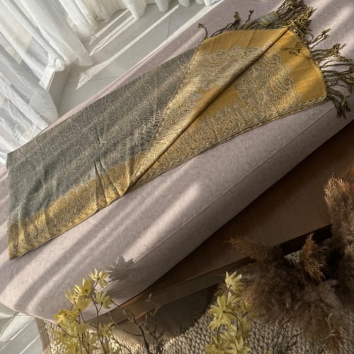 Ksh10شال كشميري يلبس عالجهتين