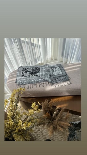 Ksh15شال كشميري يلبس عالجهتين