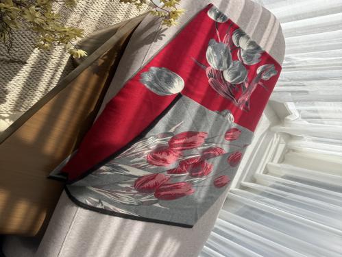 Ksh1 شال كشميري يلبس عالجهتين