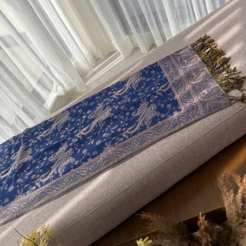 Ksh8 شال كشميري يلبس عالجهتين