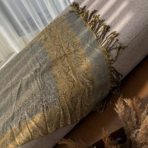 Ksh10شال كشميري يلبس عالجهتين