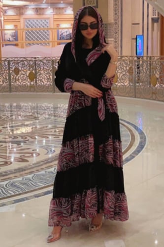 عباية الطبقات الشيفون